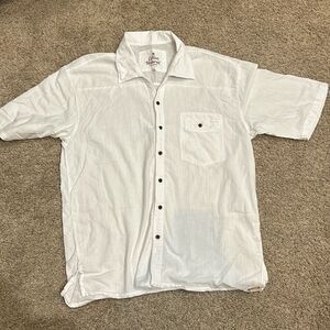 Cotton natural cover up. Size L
